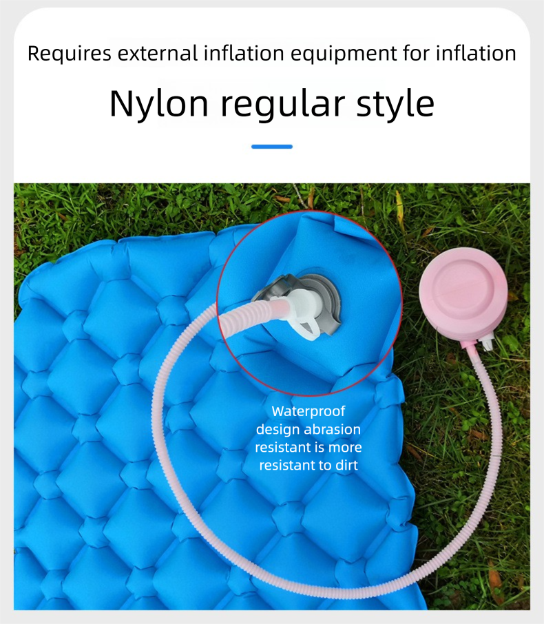 Colchão inflável dobrável para lazer ao ar livre, camping e escritório, com proteção contra umidade._voghion.com