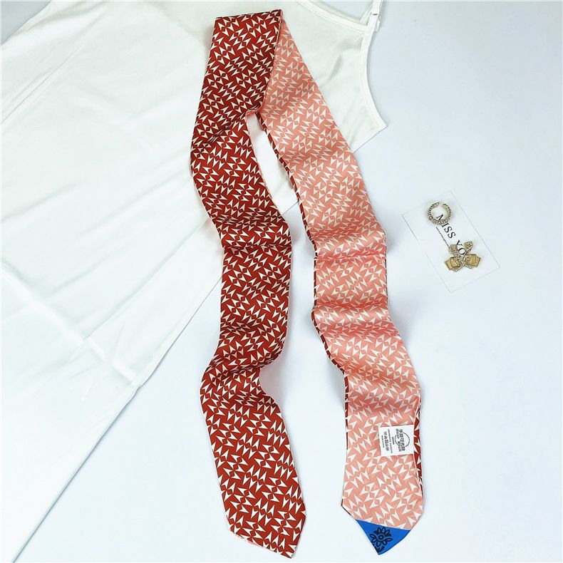 Sciarpa di seta simulata alla moda e sottile per accessori di abbigliamento fai-da-te da donna, sciarpe, cinturini per lingerie alla moda,_voghion.com