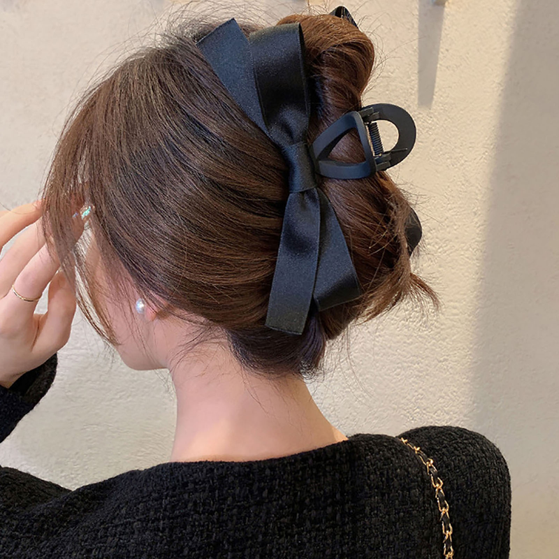 Zhuoxinder, gheare de păr pentru femei, arc elastic cu aderență puternică, cu dinți, decorare pentru păr, scobită, bareta mare, ac de păr, accesorii pentru păr_voghion.com