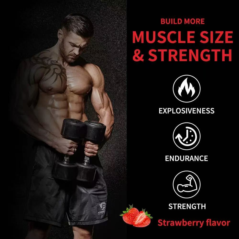Gume Shape Life Creatine Monohydrate cu aromă de căpșuni și creștere a energiei musculare_voghion.com