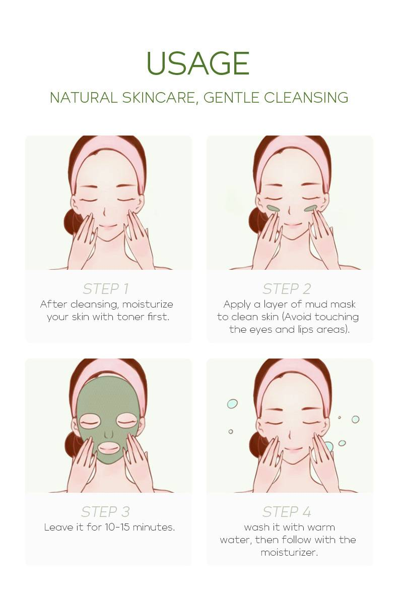 Maschera al fango di tè verde FENYI, 5 g x 20 strisce per confezione - Maschera idratante e nutriente per dormire, prodotto ideale per la cura della pelle_voghion.com