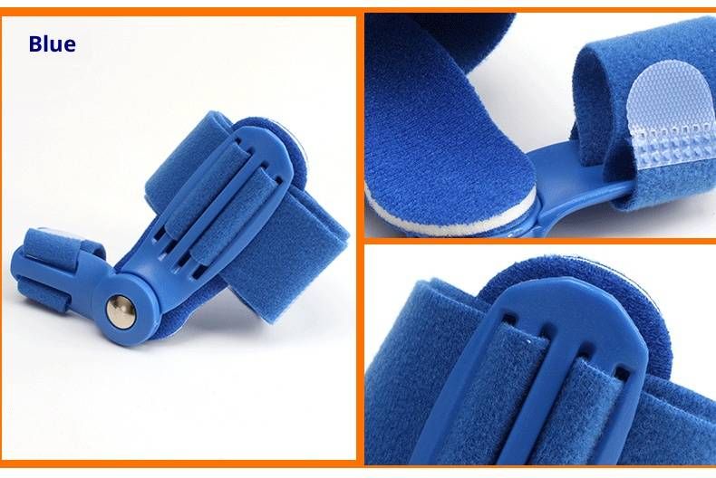 Adjustable Toe Separator & Bunion Corrector – Breathable Hallux Valgus Splint For Foot Pain Relief (White/Blue/Black/Gray)_voghion.com