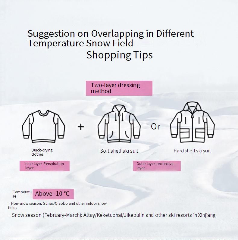 Waterproof Windproof 3L Ski Jacket For Men & Women – Thermal Insulated Snowboarding Coat With New Style_voghion.com