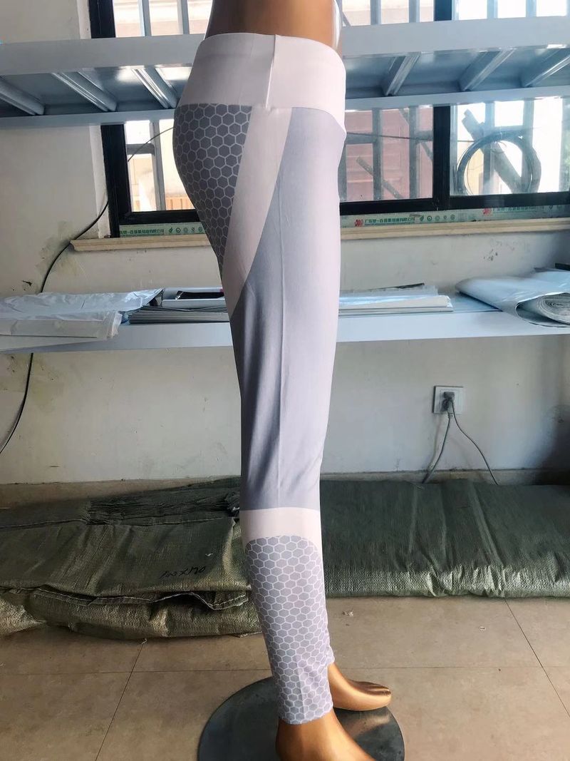 Pantalon de yoga imprimé numérique pour femmes, taille haute, levage des hanches, vêtements de sport, fitness, séchage rapide_voghion.com