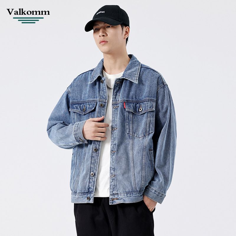 Suitable For All Seasons 2025 Spring New American Style Men's High-end Casual Denim Jacket_voghion.com