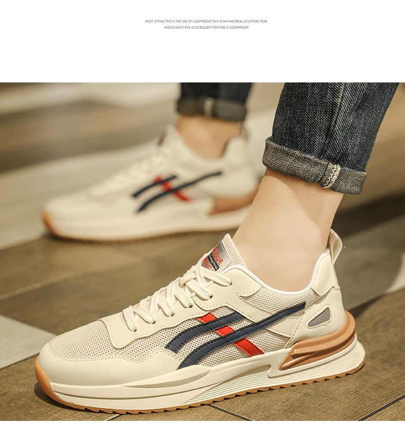 Herrenschuhe Sommer 2024 neue lässige Sport-Reiseschuhe Herren Frühling Retro Mesh atmungsaktive Laufschuhe trendige_voghion.com