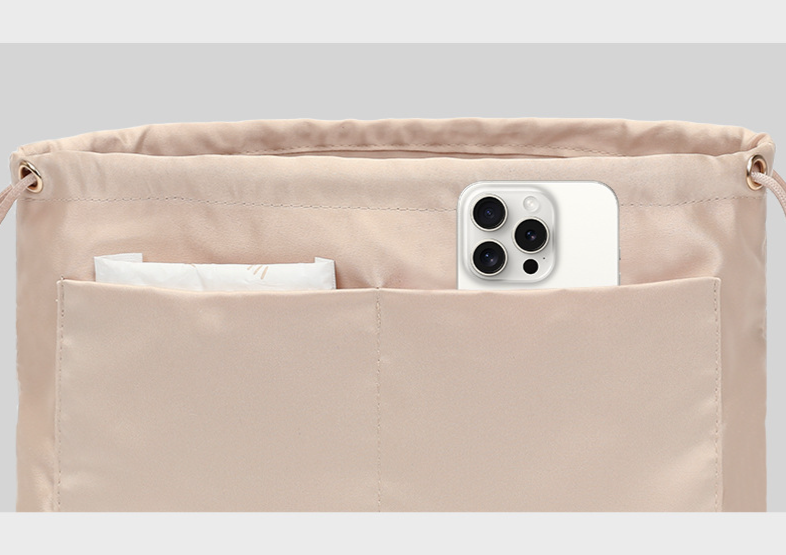 Tascheneinsätze Innenfutter der Tasche, Taschenstütze, separate Aufbewahrungstasche, Satin-Innenfutter, Innentasche der Tasche_voghion.com