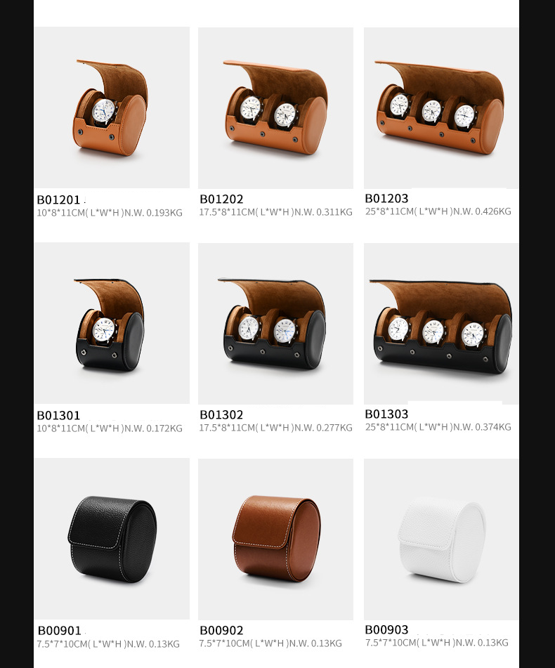 Watch Box Watch Storage Box Business Trip Travel Packaging Box Portable Mechanical Quartz Watch Storage Box_voghion.com