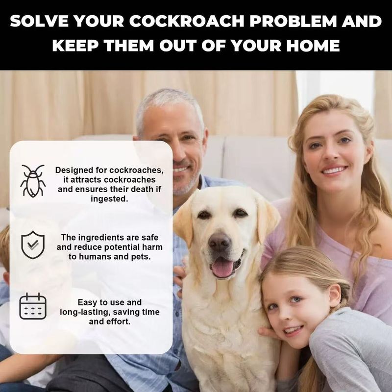 Kakkerlakkenlokdoos, insectenwerend kakkerlakkenlokdoos, keuken- en huiskakkerlakkenmoordenaar en insectenwerend reiniger_voghion.com