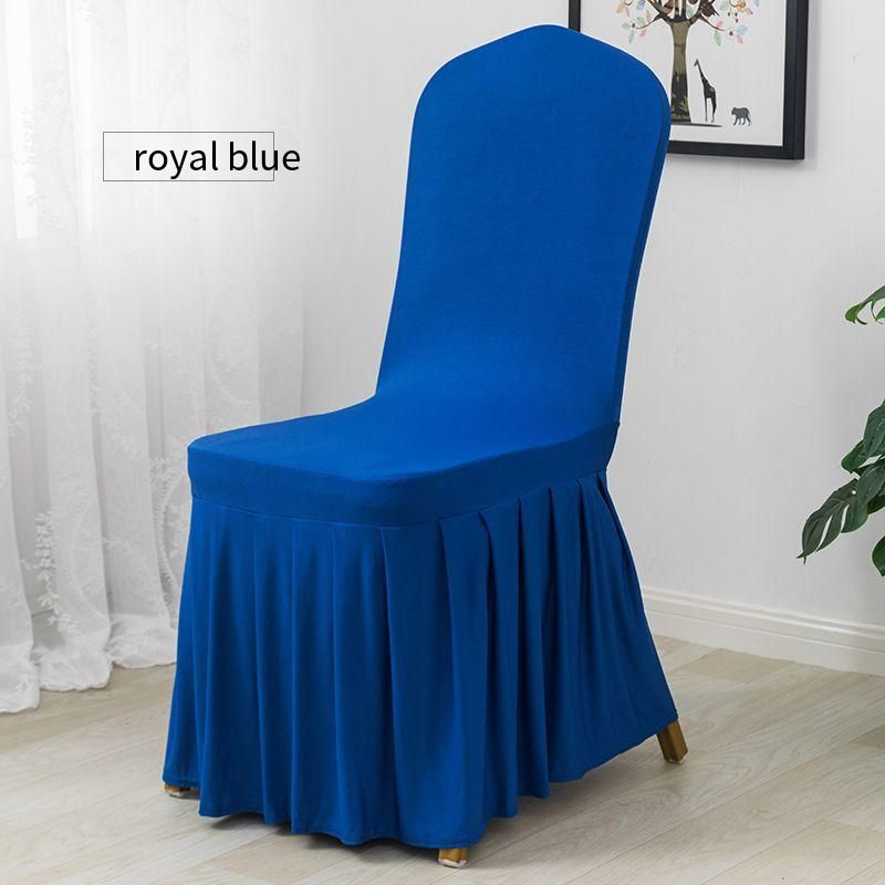 Coprisedie elastiche – Misura universale per banchetti, hotel e sala da pranzo (antipiega, antiscivolo, design moderno a pieghe)_voghion.com