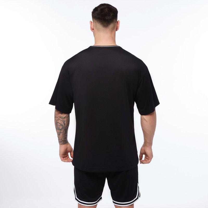 Muscle Spring/Summer New Brother Palestra Allenamento Pallacanestro Corsa Sport Maglia Maglietta a maniche corte da uomo allentata ad asciugatura rapida_voghion.com
