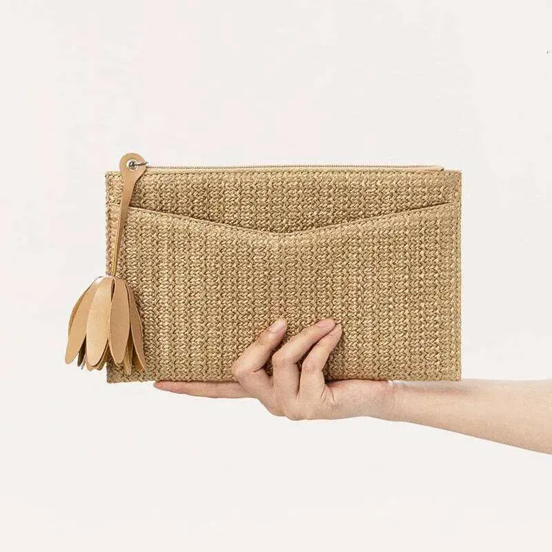 Designer 3Pcs Clutch Taschen Sommer Frauen Stroh Urlaub Große Kapazität Kreuz Reisetasche_voghion.com