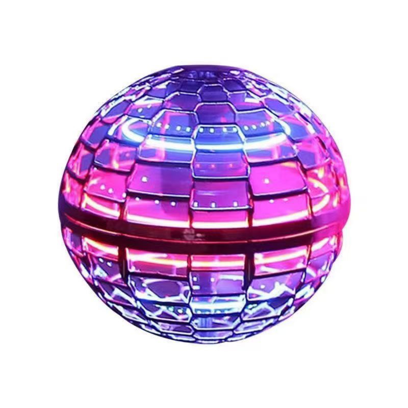 „Magischer UFO-Schwebeball mit intelligenter Gestensteuerung und LED-Leuchten – Interaktives Drehspielzeug für Kinder und Jugendliche (Blau/Rot/Lila)“_voghion.com