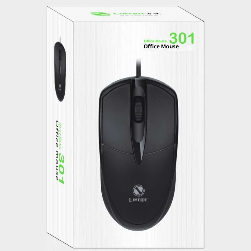 Digitex Digitex Digitex Limei 301 Wired Mouse Lightweight Business Office Waterproof Laptop Desktop Cross-Border_voghion.com