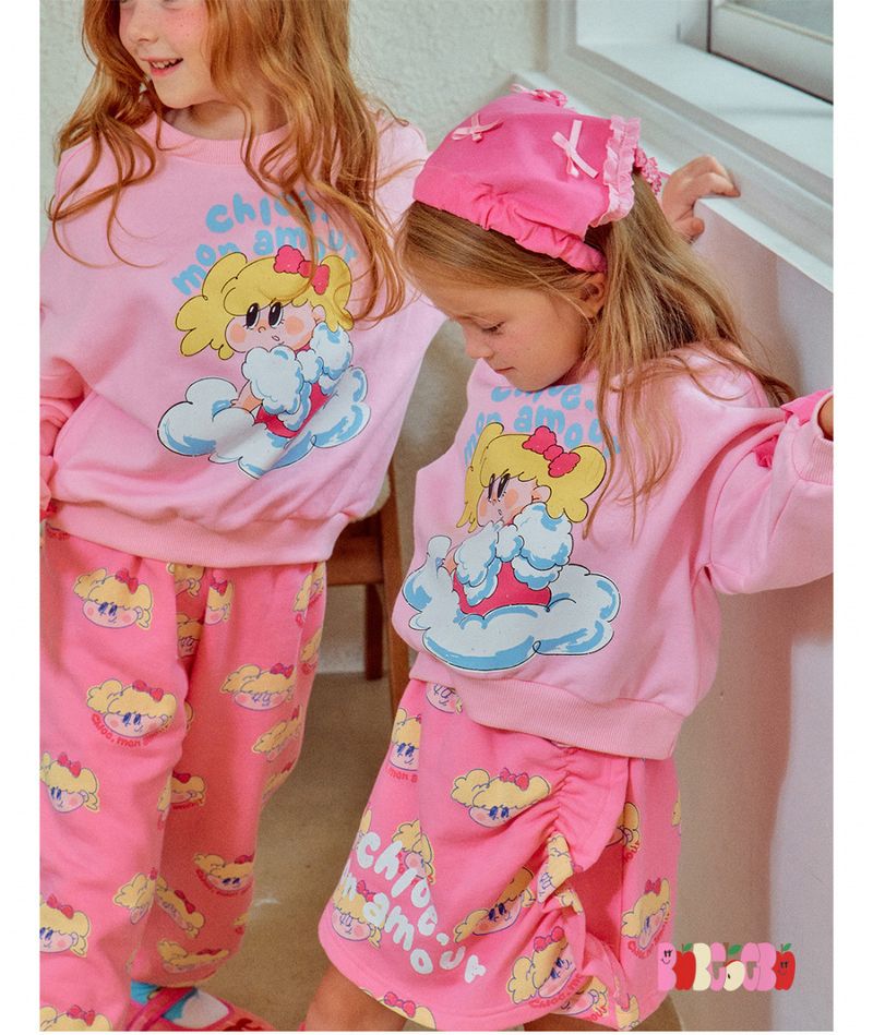 Nuovi prodotti Ps Magliette per bambini in versione coreana, con stampa di cartoni animati e felpa in velluto per bambine_voghion.com