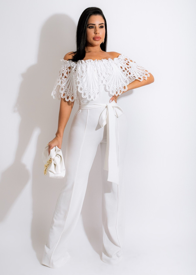 Women's Clothing sexy ruffled off-shoulder jumpsuit_voghion.com