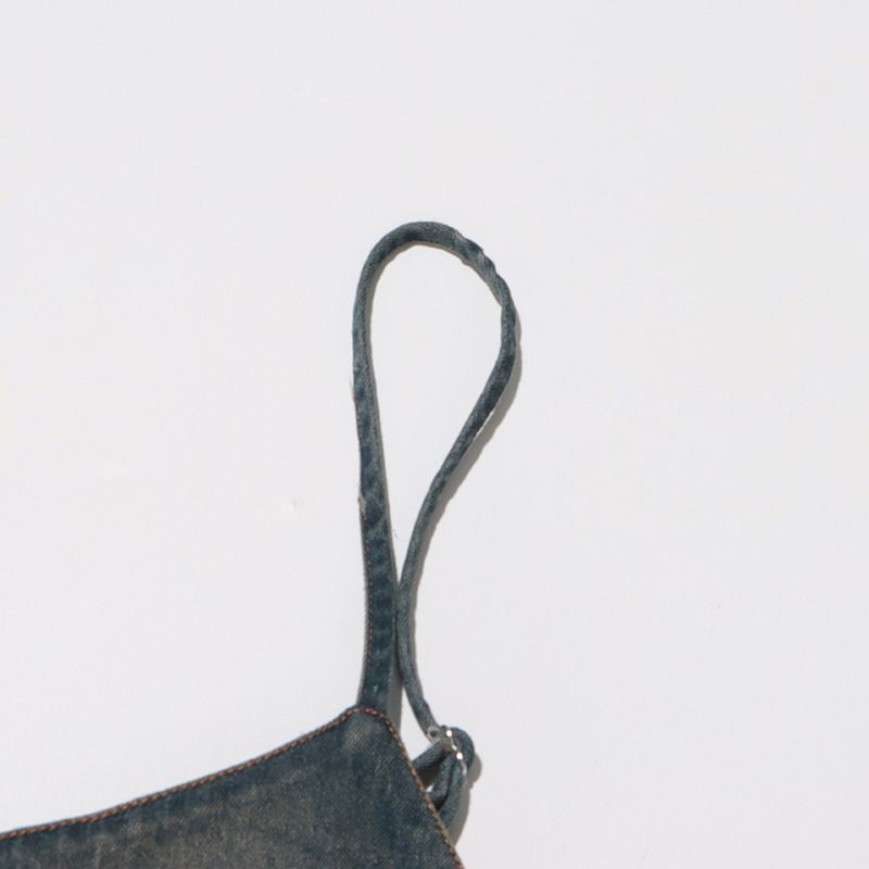 Damenbekleidung Mode sexy Hot Girl Style Sommer neue Spitze Spleißen Hosenträger Top + Kordelzug Denim Mode Shorts_voghion.com