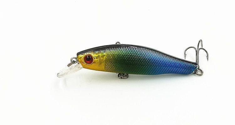 Strumenti da pesca 6 pezzi 8,5 cm 9 g Minnow Lure Set Tre ami Esca di simulazione di pesca Esca di plastica dura_voghion.com