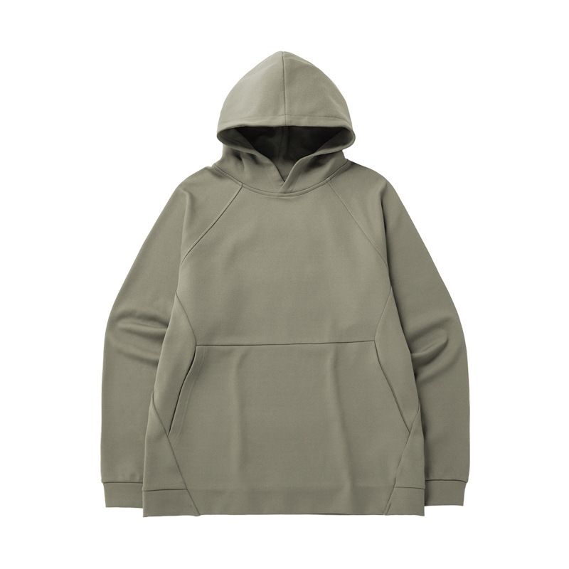 Felpa con cappuccio in pile 25 Autunno e Inverno 380g Tinta unita Top sportivo da uomo_voghion.com