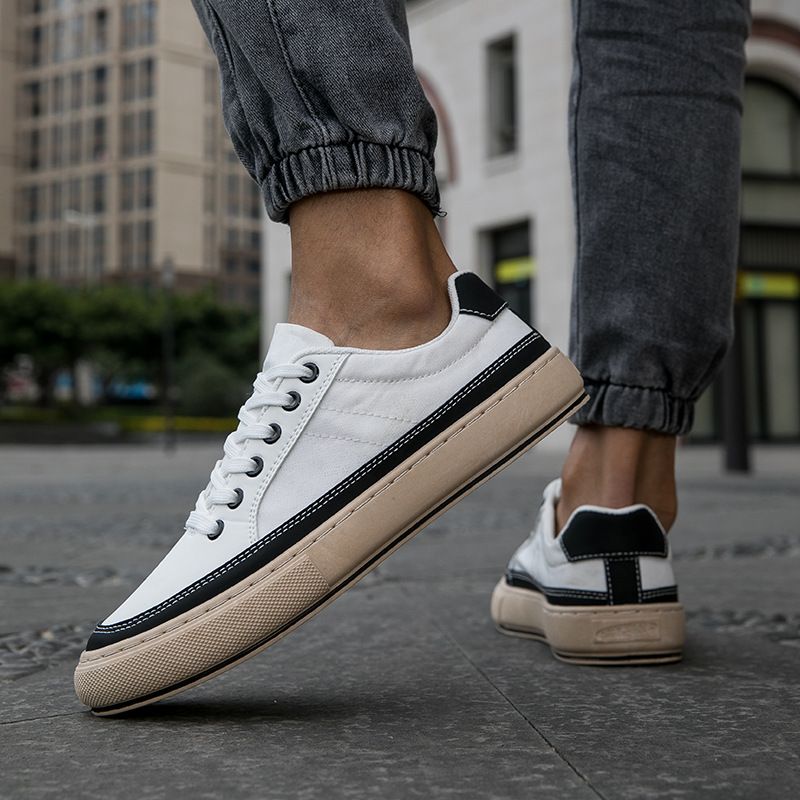 Nové pohodlné deodoranty prodyšné pánské ležérní retro pánské boty Four Seasons s plochým dnem, pohodlné a protiskluzové, velkoobchodní prodej_voghion.com