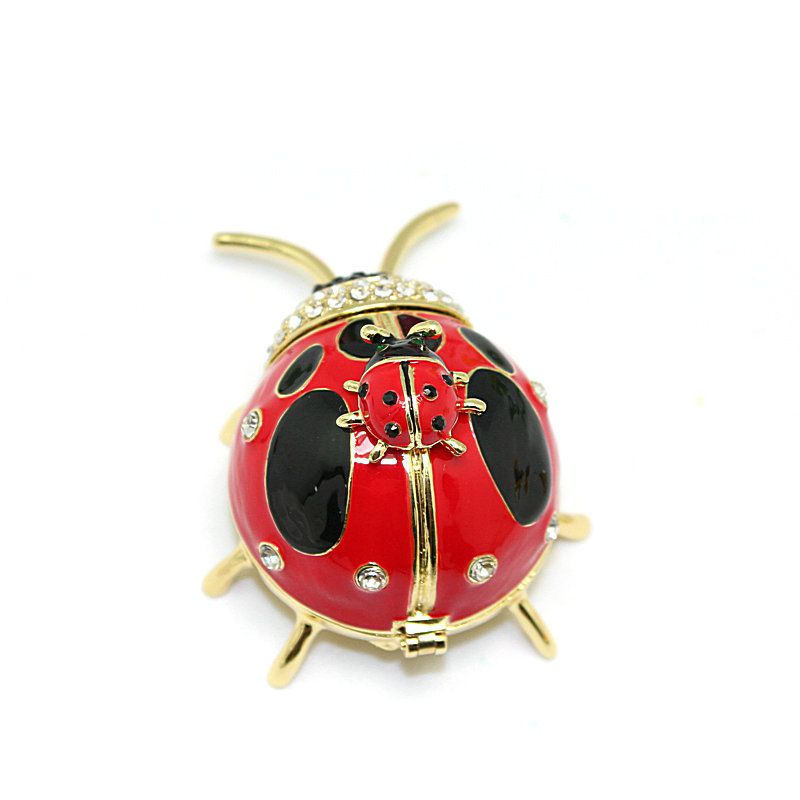 Cross-border supply enamel metal beetle decorative box alloy jewelry box ornaments small jewelry storage box wholesale_voghion.com