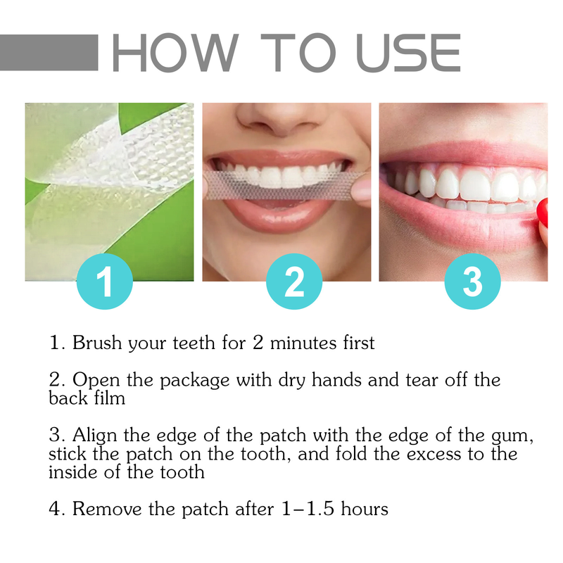 Tooth West&Month 7-Tage-Aufhellung und Reinigung von Zahnflecken, gelben Zähnen, Flecken und aufhellender Mundpflege_voghion.com