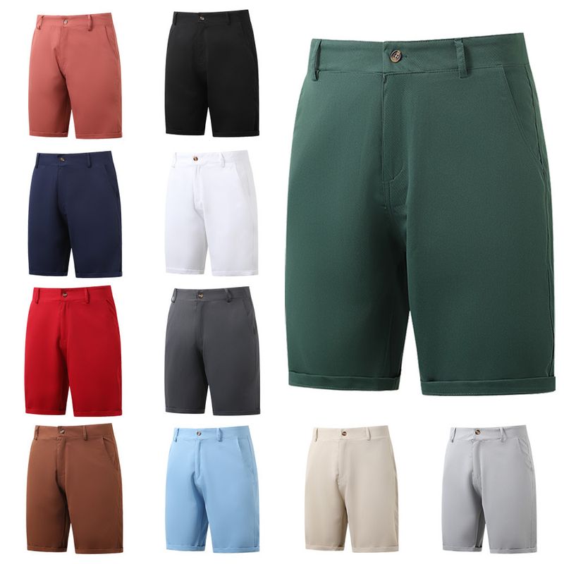 Men's Clothing Summer new men's clothing European and American men's casual straight shorts work shorts men's casual sports shorts wholesale_voghion.com