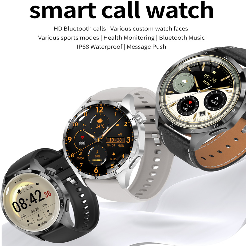 Huawei GT4 Pro Max -älykellolle Miesten verensokeri NFC AMOLED 466*466 HD-näyttö Bluetooth Call Urheiluvedenpitävä älykello_voghion.com