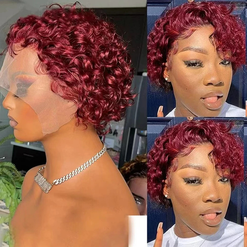 8 tuuman lyhyt bob peruukki lyhyt pixie head jerry kihara peruukki 13*1 pitsiä etuperuukki naisille_voghion.com