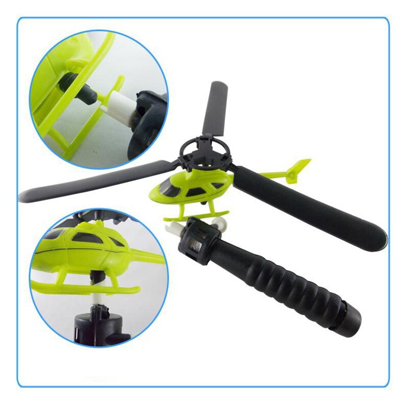 CRAZYLIFE 1 peça brinquedos educativos infantis puxar fios helicópteros RC Fly Freedom cordão mini avião presentes infantis / jogos ao ar livre para meninas meninos_voghion.com