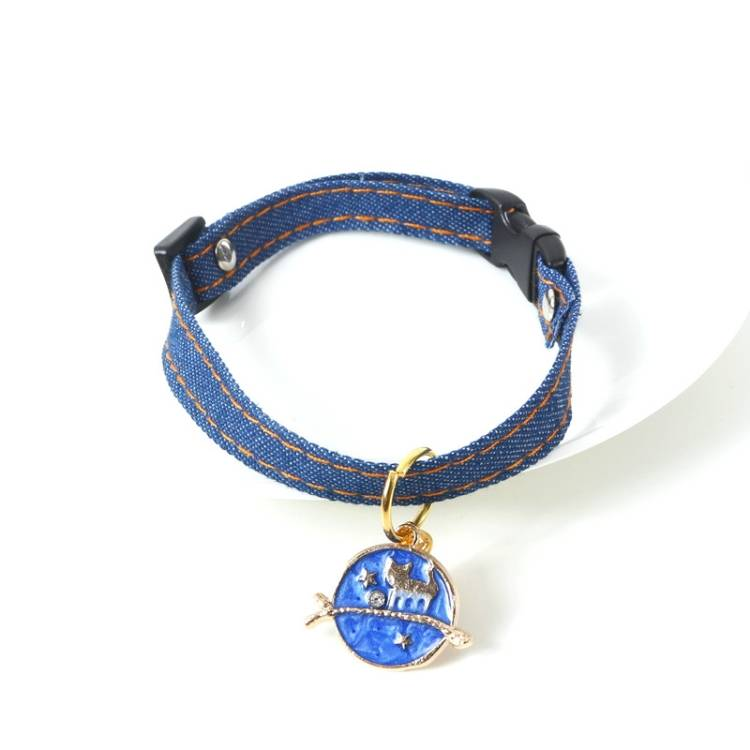 Pet Cowboy Cat Dog Collar With Bell Pet Accessories_voghion.com