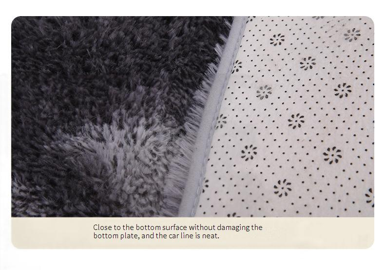 Dywan poliestrowy z nadrukiem tie-dye do sypialni, salonu i gabinetu – miękki, gradientowy dywan o jedwabistym wykończeniu w różnych rozmiarach i kolorach_voghion.com