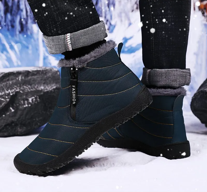 Neu Männer Mit High Top Outdoor Wasserdicht, Anti-rutsch Verschleiß-beständig Herbst Und Winter Frauen Warme Baumwolle Schuhe_voghion.com