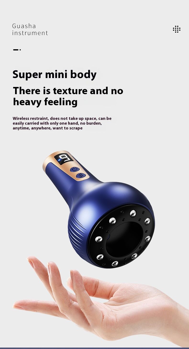 Intelligent Electric Massage And Scraping Device For Full Body Massage, With Strong Suction And Painless Second Scraping And Easy Cupping Massage_voghion.com