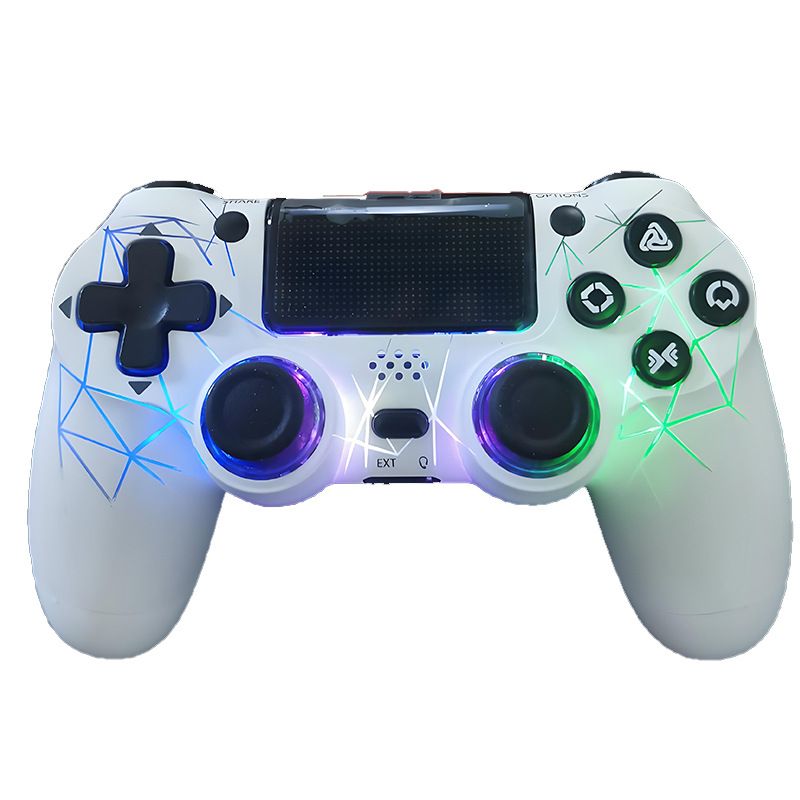 Draadloze Bluetooth-controller P4 Gamepad Computerhandvat P4 Bluetooth-handvat Kleurrijke Gamepad_voghion.com