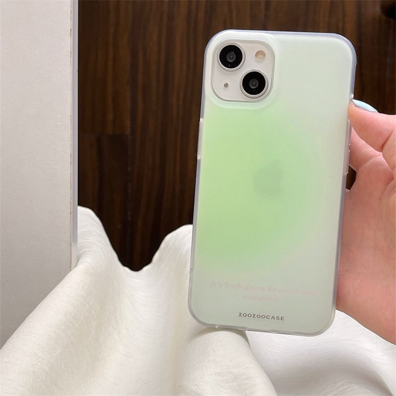 Summer Gradient Jelly Color Case For IPhone 15 Pro Max, 14, 13, 12, Double Layer, Unisex_voghion.com