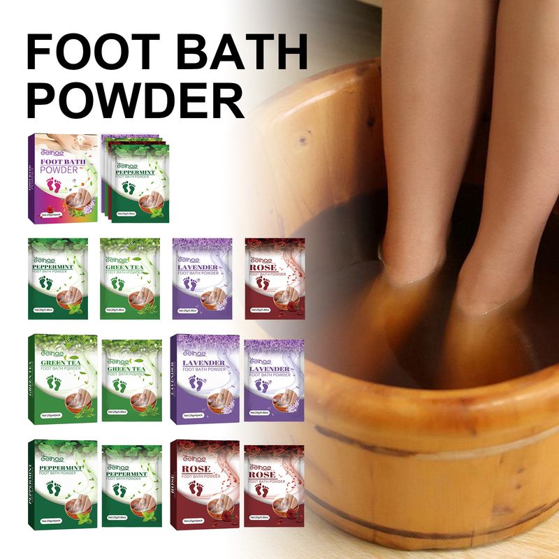 EELHOE Bad Weiche und glatte Haut Sanfte Reinigung Nährende Komfortable Pflege Fußbad Salz_voghion.com