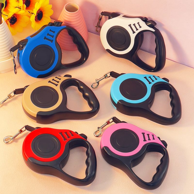 Small And Medium-sized Chain Walking Automatic Retractable Leash Pet Dog Supplies_voghion.com