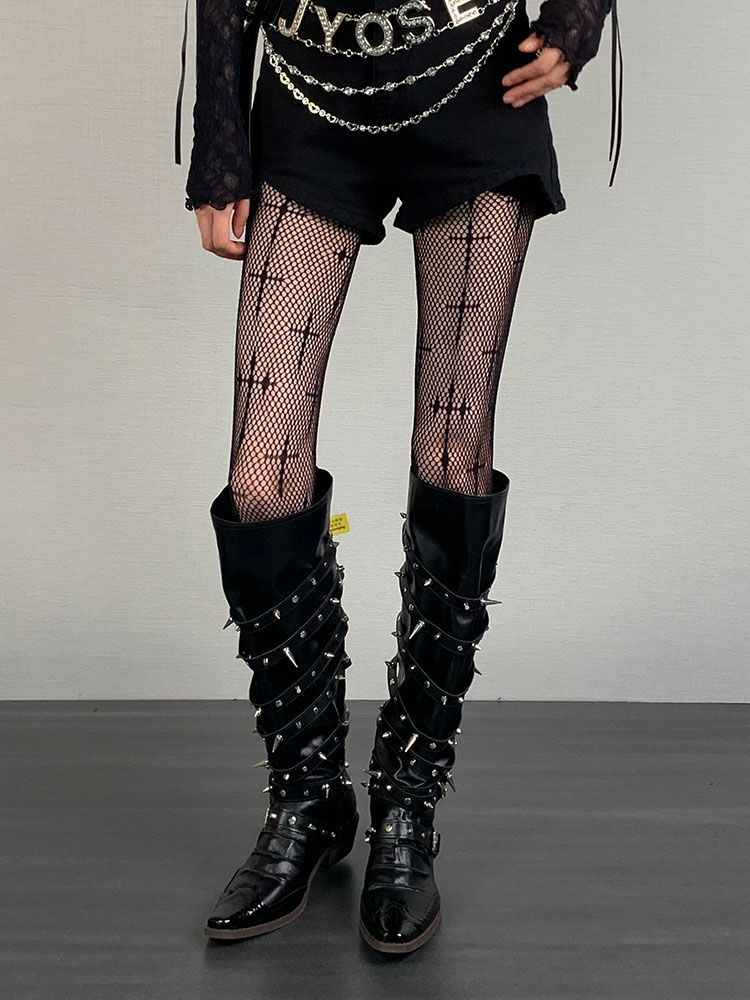 Shibuya Party Cross Stocking Süß, würzig, pures Verlangen Y2k Punk Hot, Geist und Pferd Nischen-Subkultur_voghion.com