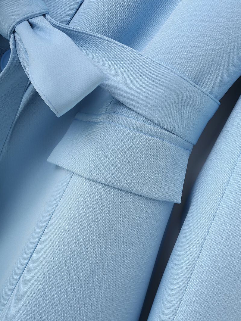 Women's clothing 2024 autumn new collection spliced organza jacket suit_voghion.com