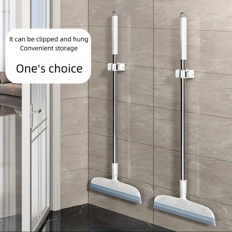A Magic Broom Suitable For Bathrooms, Kitchens, And Living Rooms, With A Detachable Head That Easily Removes Hair And Dust_voghion.com