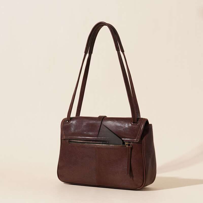 Sommer Neue Mode Kopf Schicht Rindsleder Pflanzlich Gegerbtes Leder Handheld Schulter frauen Kreuz Tasche_voghion.com