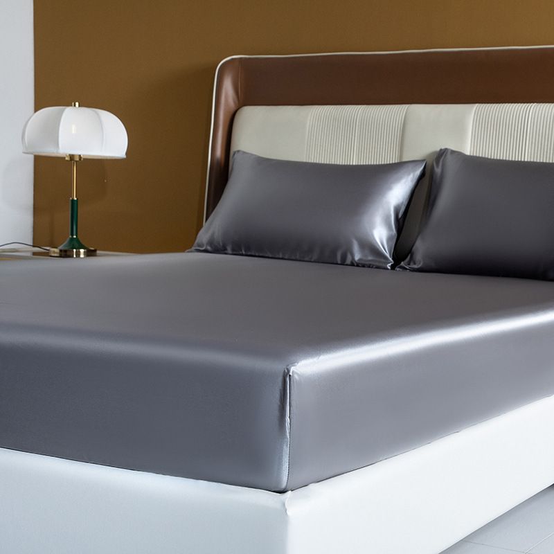 Protège-matelas d'été en satin soyeux et lavable - 1 pièce_voghion.com