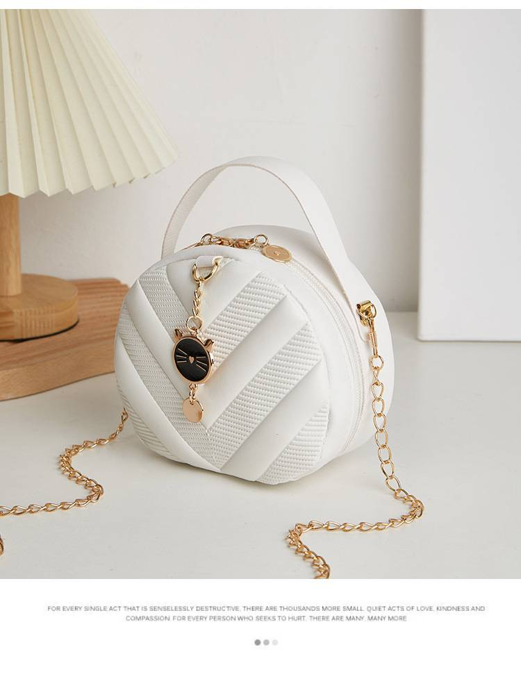 Női Vintage Virágos Dombornyomott Kör Kézitáska - Stílusos Crossbody Mini Táska Mobiltelefonokhoz - Elegáns Női Kerek Pénztárca_voghion.com