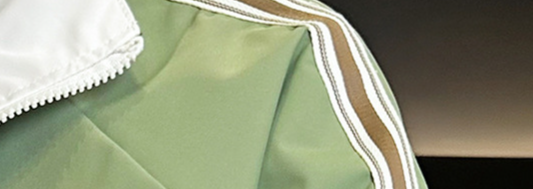 "Trendy Stand Collar Jacket For Youth - Style Lightweight Windbreaker With Rabbit Fur Blend (M-4XL, Black/Sage Green/Beige)"_voghion.com