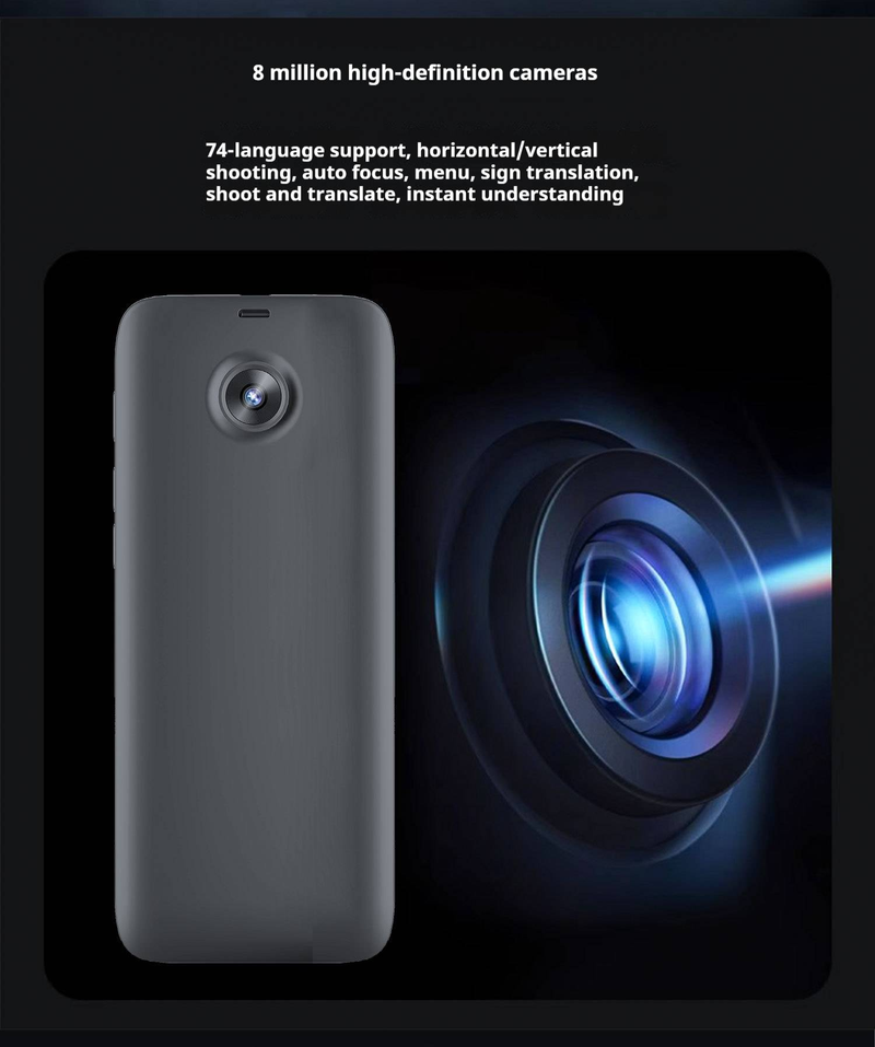 AI Smart Translator - Real-Time 16-Language Voice Translation Device For Business, Travel & Study (Arabic/Asian Languages/Offline Mode)_voghion.com