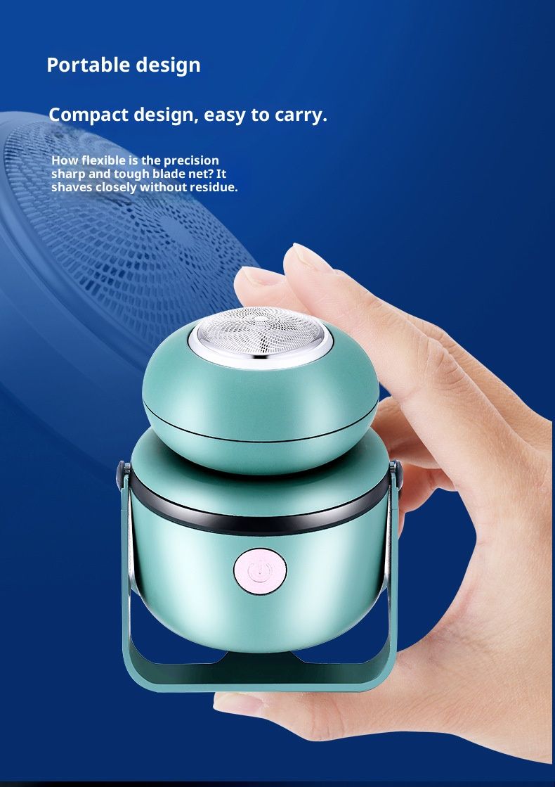 Elektrischer Herrenrasierer – USB-aufladbar, IPX7 wasserdicht, 3D-Scherkopf mit flexibler Bewegung, 90 Tage Akkulaufzeit, geräuscharm (36 dB), reisefreundlich (umweltfreundlich)_voghion.com
