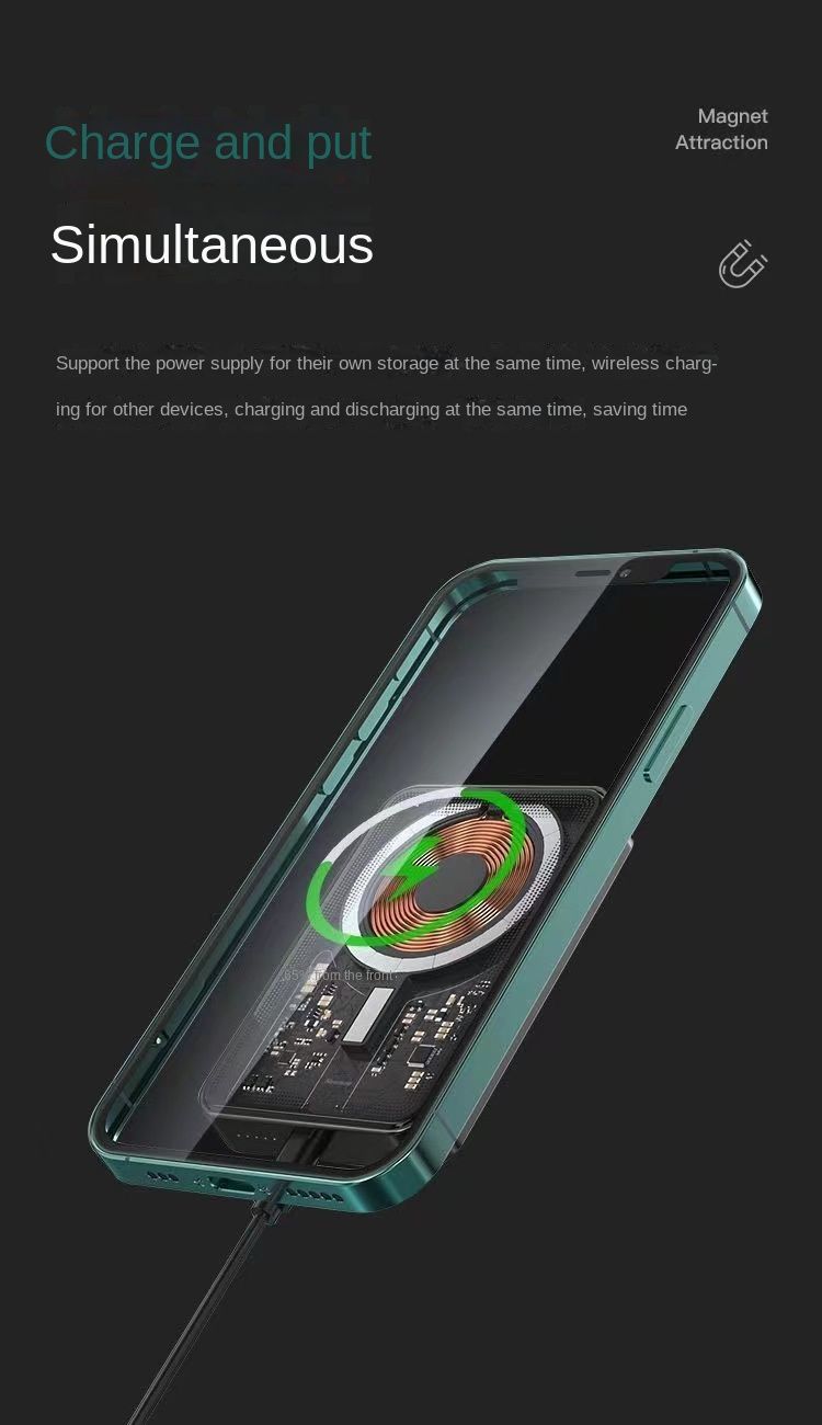 2024 new official website transparent mini ultra-thin magnetic suction external battery fast wireless charging mobile_voghion.com