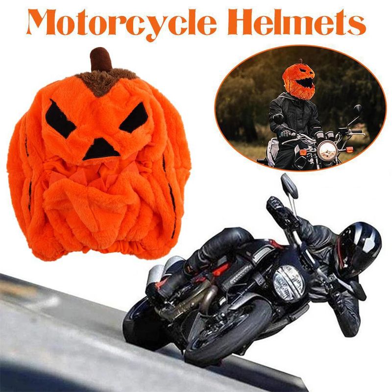 Gorro navideño divertido y loco para casco de motocicleta, decoración para exteriores_voghion.com