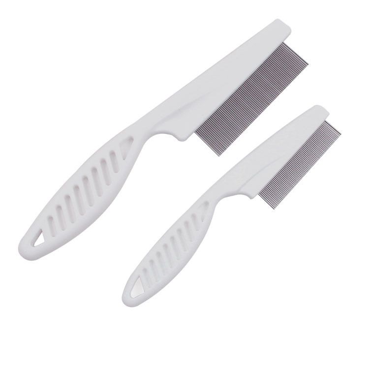 Cat Fine Tooth Pet Straight Dog Special Steel Lice Comb Flea Removal_voghion.com